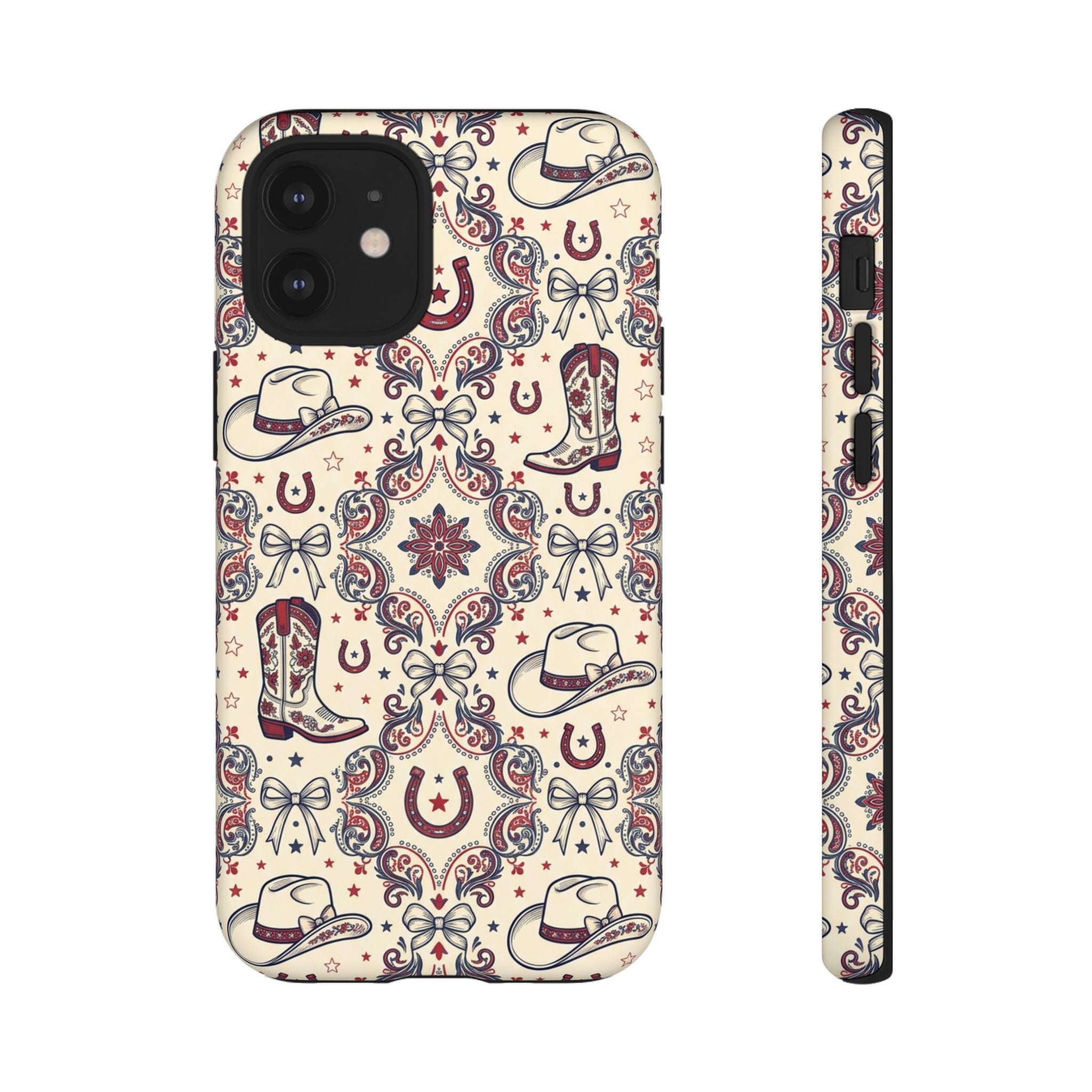 Americana Cowgirl Coquette Phone Case Printify