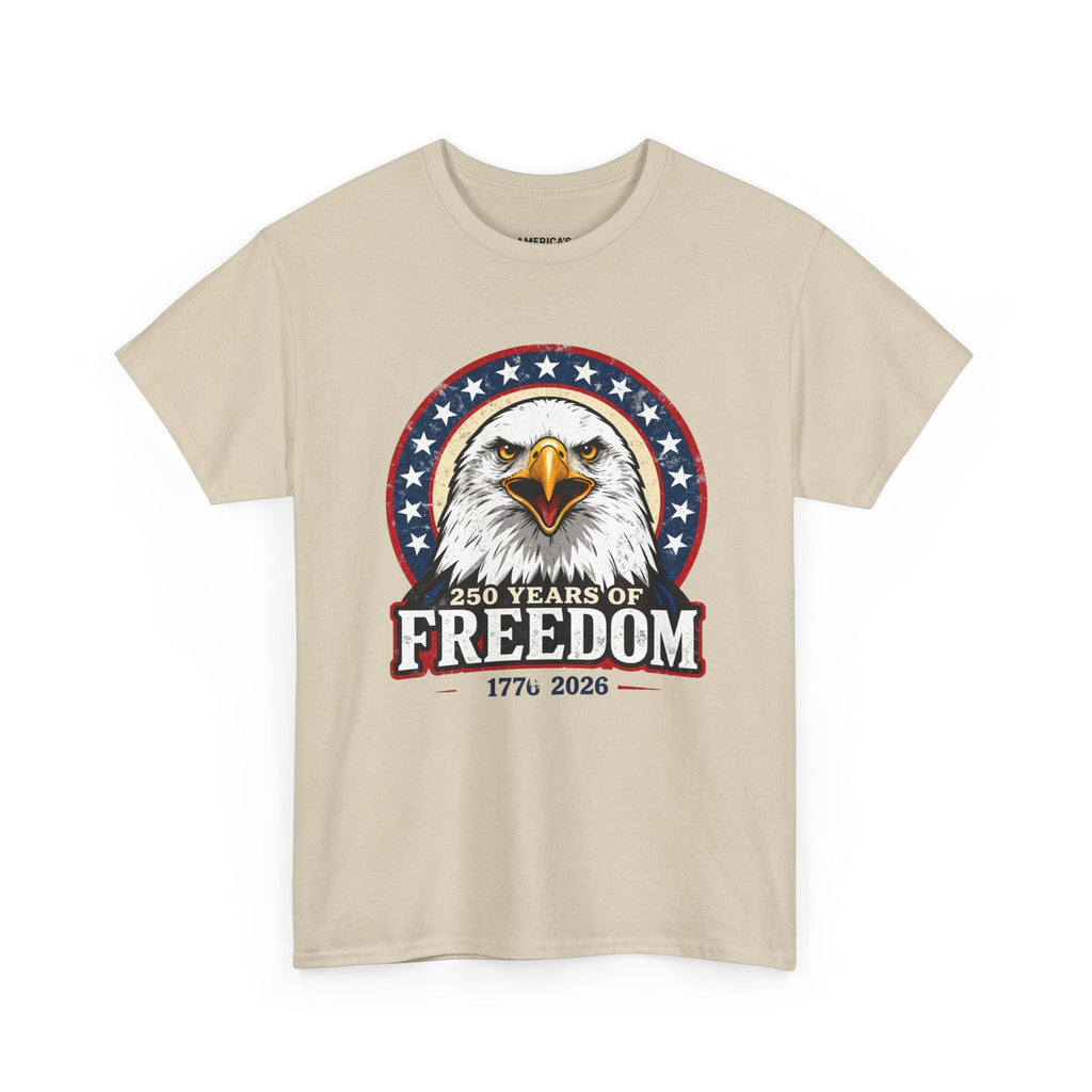 Freedom Eagle T-Shirt — Patriotic Bald Eagle Tee Printify