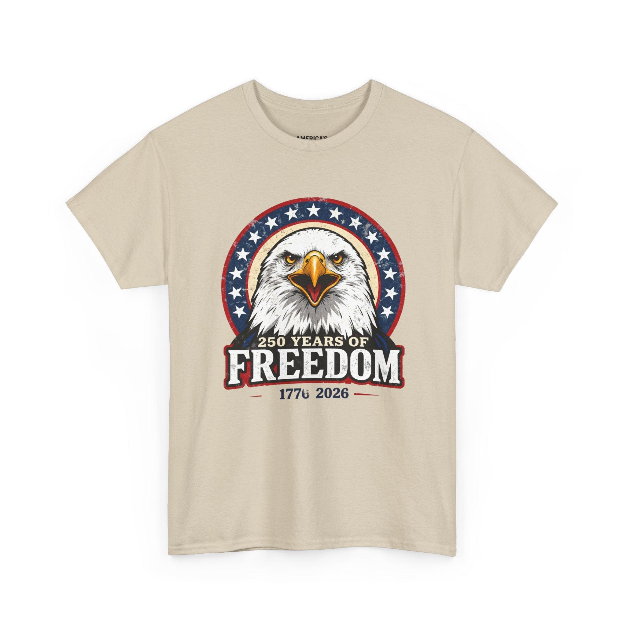 Freedom Eagle T-Shirt — Patriotic Bald Eagle Tee Printify