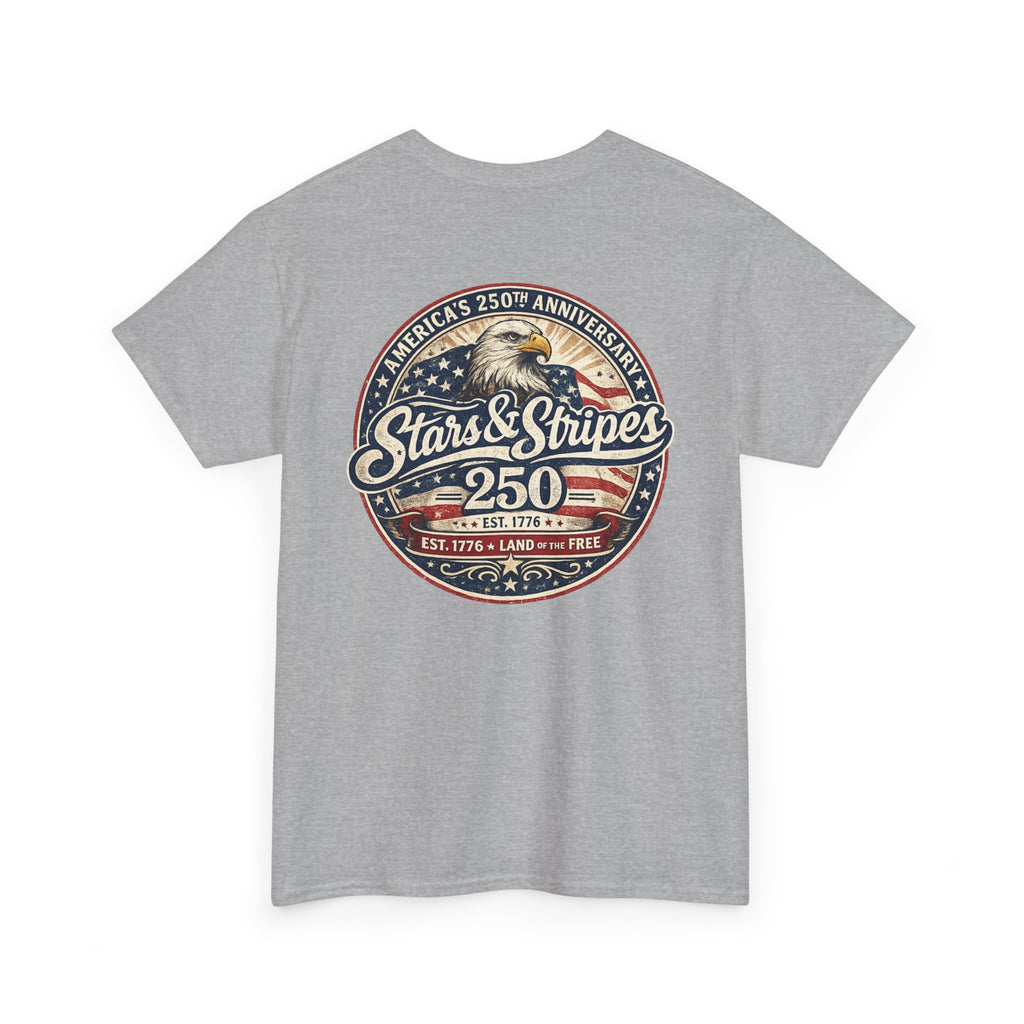Stars & Stripes T-Shirt — American Flag Graphic Tee Printify