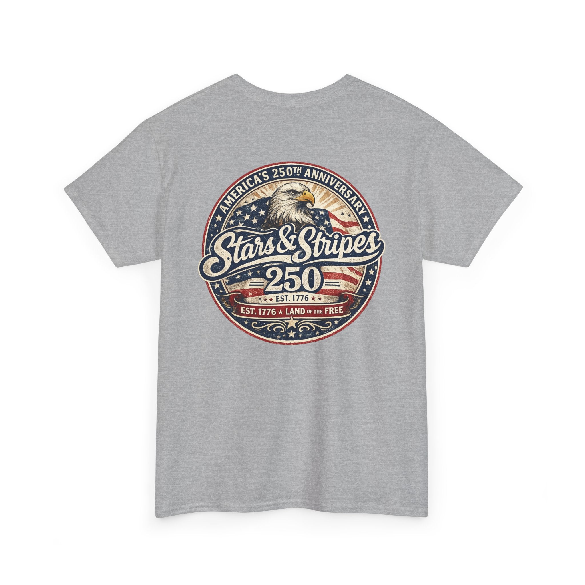 Stars & Stripes T-Shirt — American Flag Graphic Tee Printify
