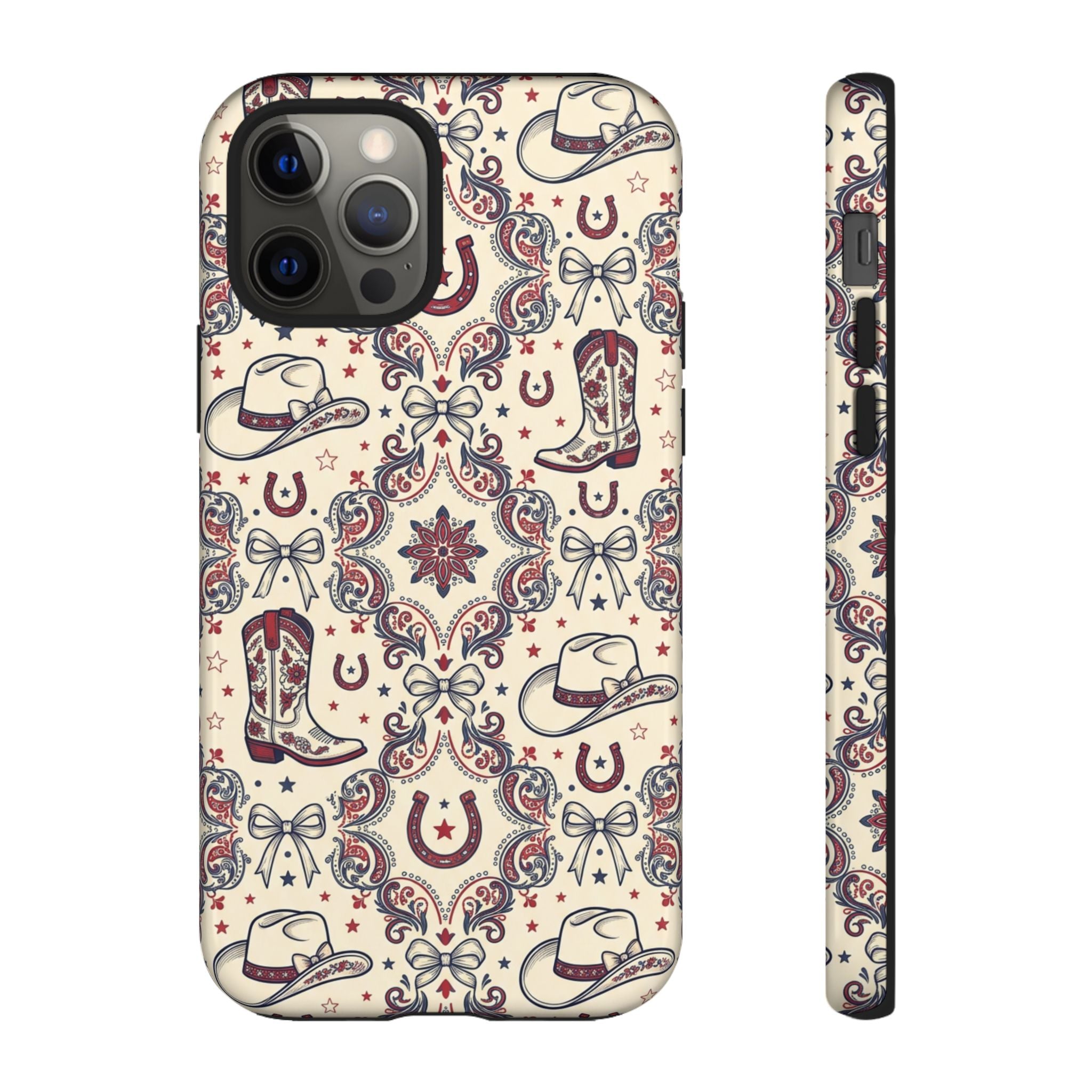 Americana Cowgirl Coquette Phone Case Printify
