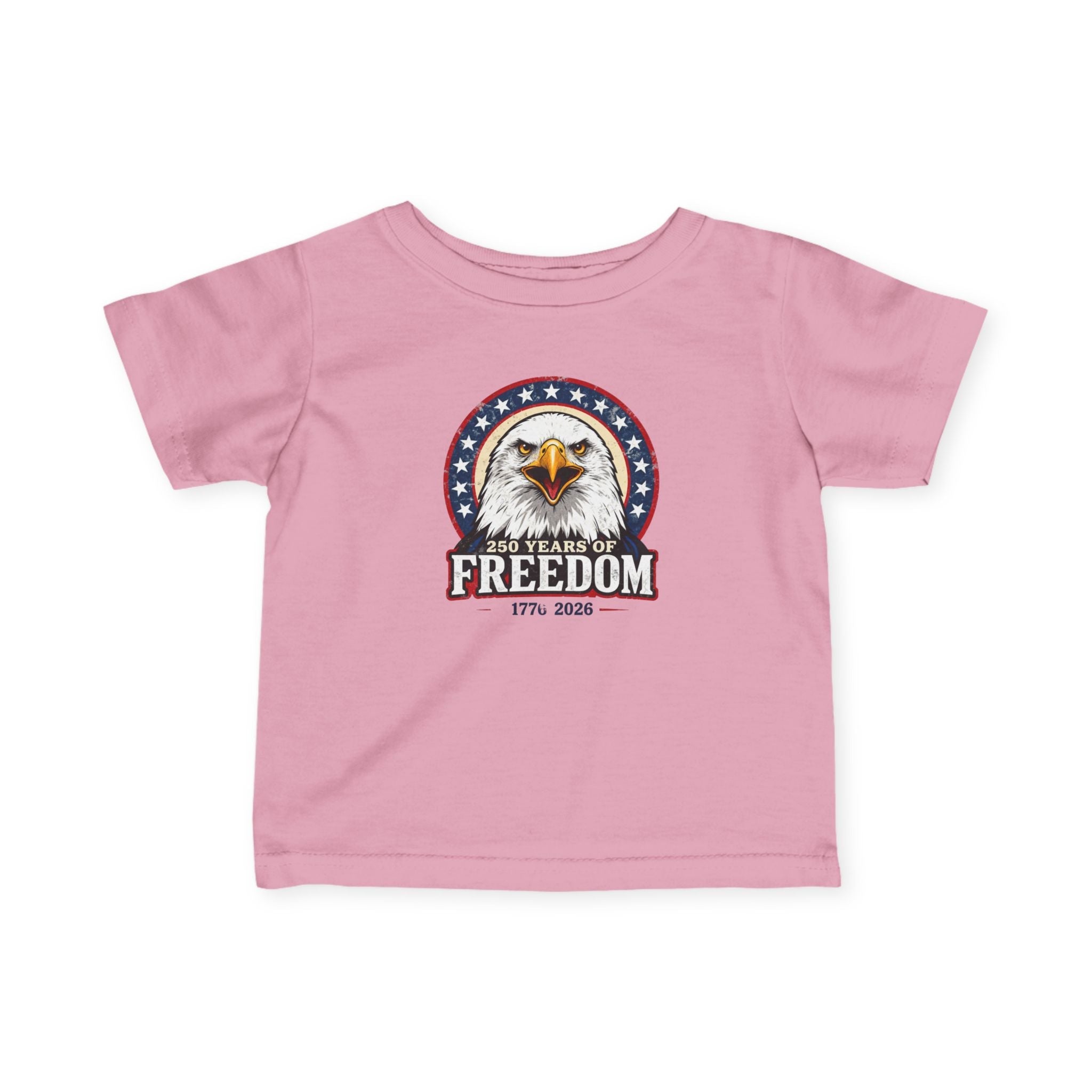 Patriotic Bald Eagle Infant Tee — Freedom Eagle Baby Shirt Printify
