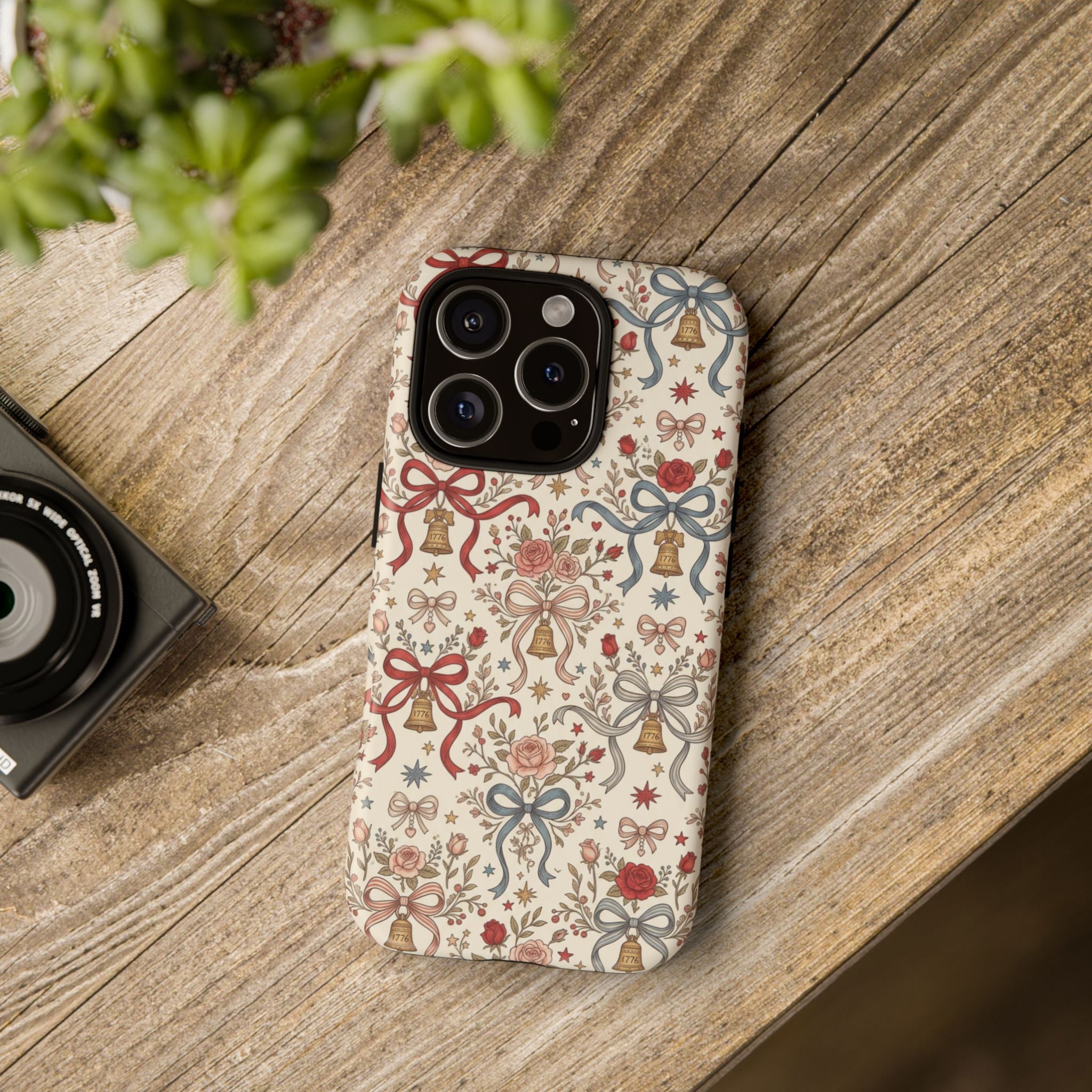 1776 Coquette Liberty Bells Phone Case Printify