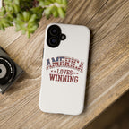 America Loves Winning Patriotic Phone Case – Tough Dual Layer iPhone & Samsung Galaxy S26 Case