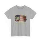 God Bless America Veterans Edition Patriotic T-Shirt – Vintage Eagle Flag Tee Printify