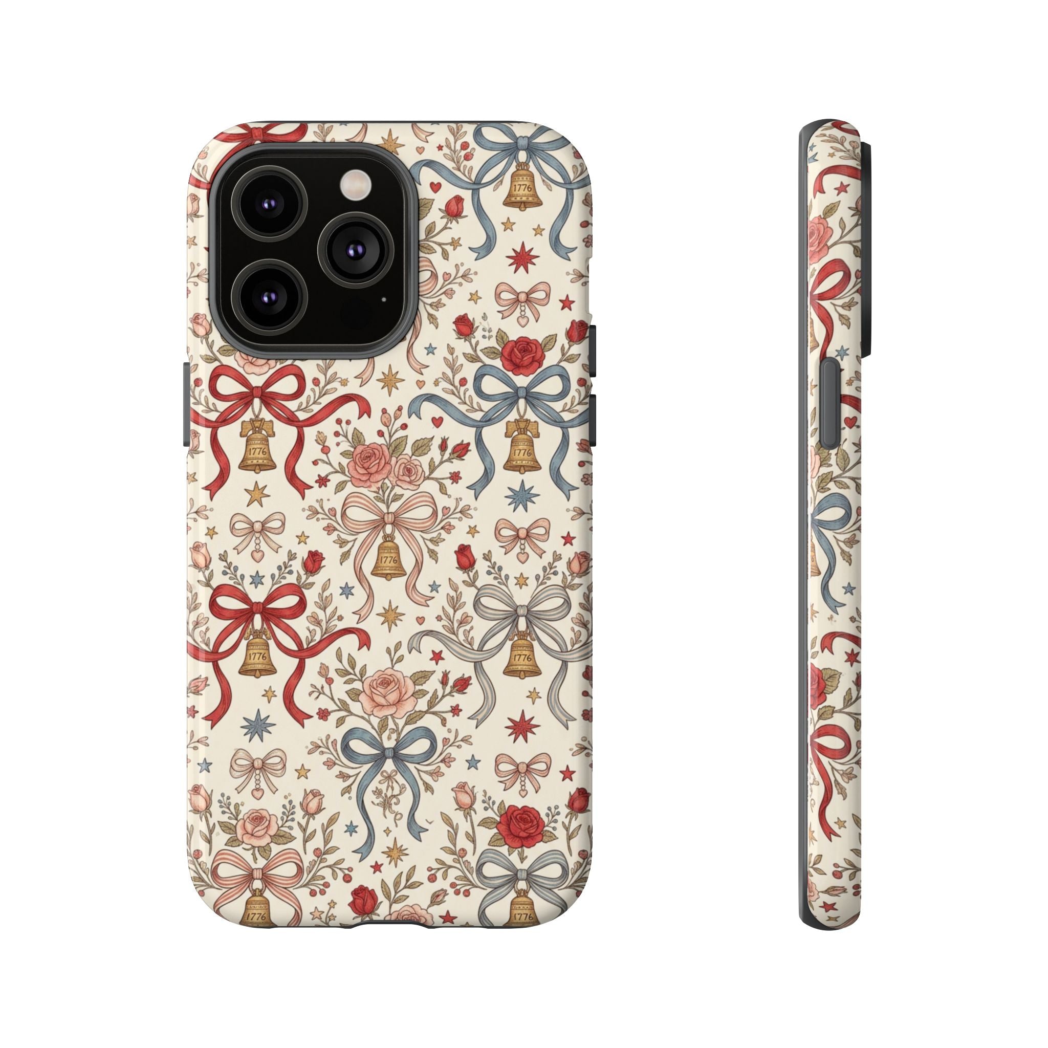 1776 Coquette Liberty Bells Phone Case Printify