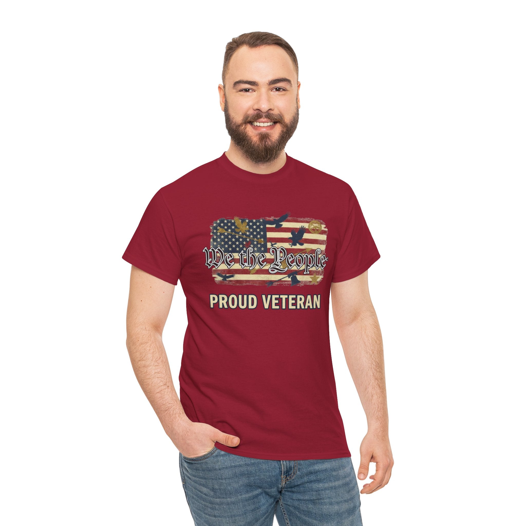 We The People Veterans Edition Patriotic T-Shirt – Style 2