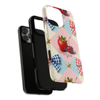 Americana Coquette Cherry Picnic Phone Case Printify