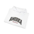 America Athletic Club Heavy Blend Hoodie – Vintage Collegiate Patriotic Sweatshirt Printify