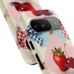 Americana Coquette Cherry Picnic Phone Case Printify
