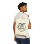 We The People Patriotic Seal Cotton Canvas Tote Bag