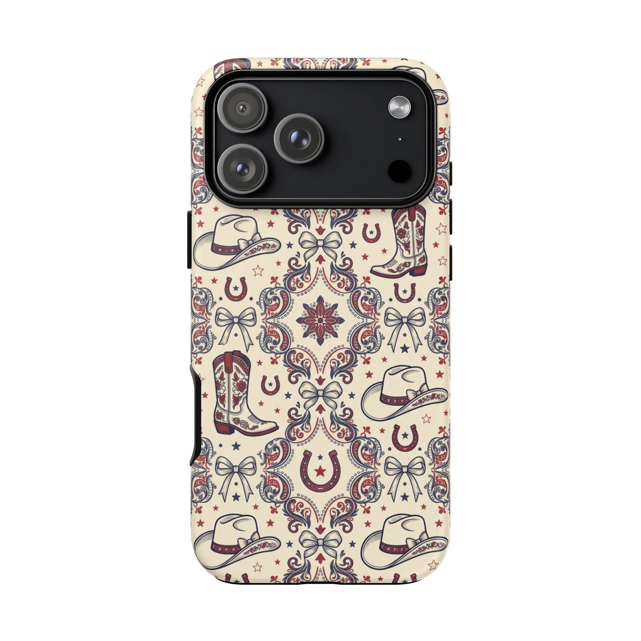 Americana Cowgirl Coquette Phone Case Printify