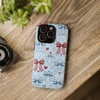 Patriotic Coquette Bows & Fireworks Phone Case Printify