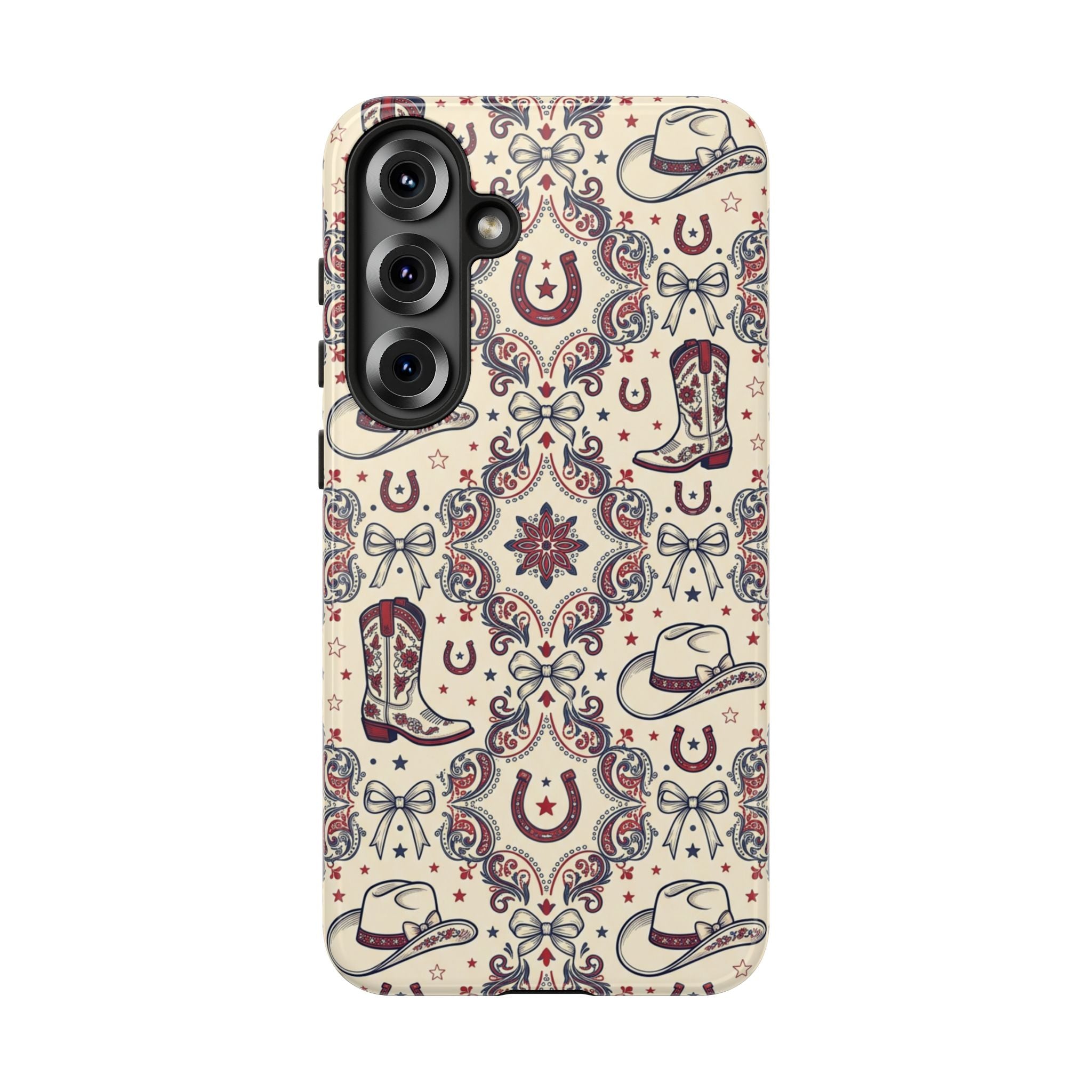 Americana Cowgirl Coquette Phone Case Printify