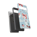 Americana Coquette Cherry Bow Phone Case Printify