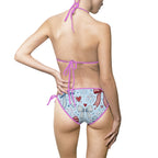 Women's Bikini Swimsuit — Bows & Fireworks Print