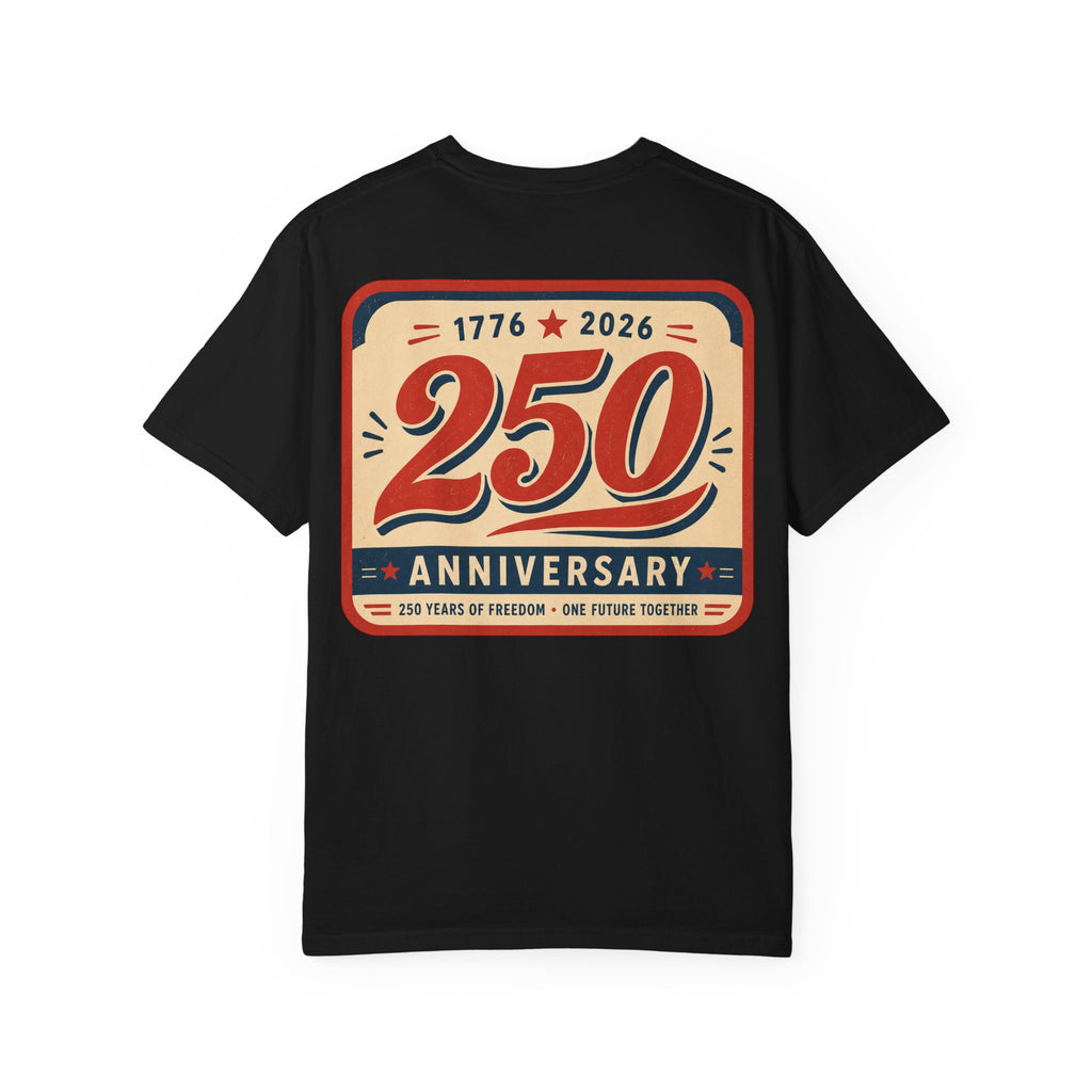 250th Anniversary T-Shirt — Retro 1776–2026 Celebration Tee Printify