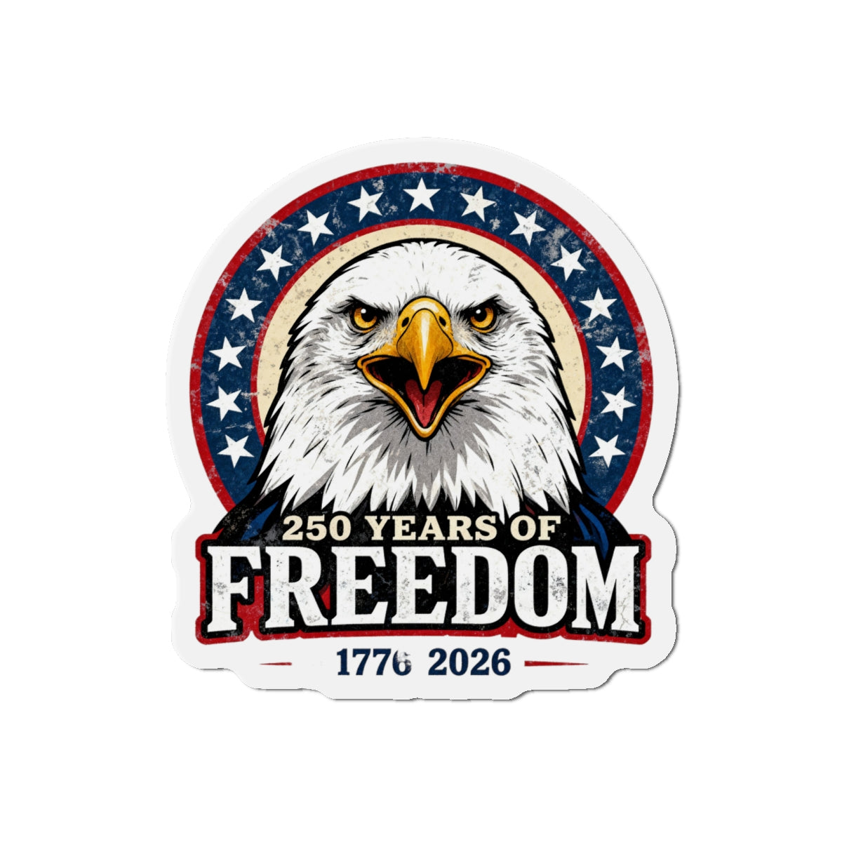 250 Years of Freedom Eagle Magnet Printify