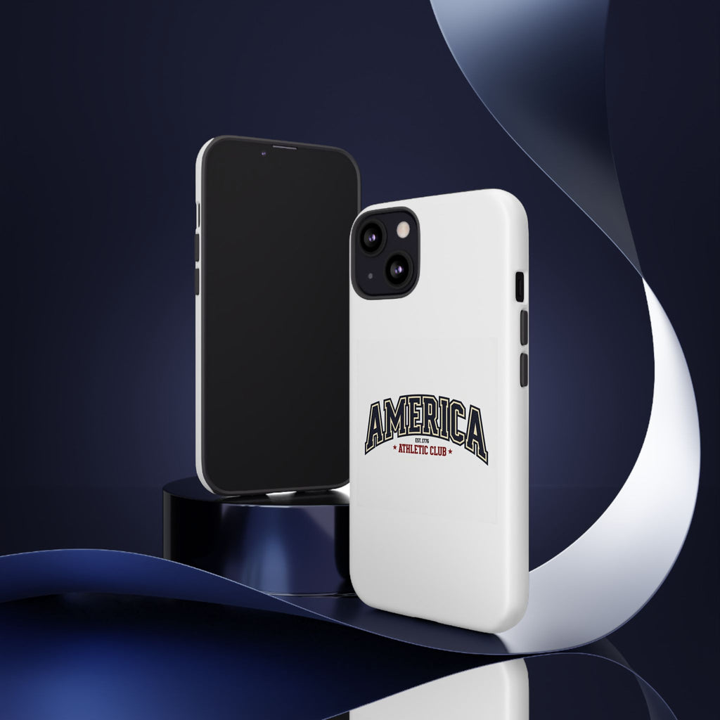 America Athletic Club Phone Case – Vintage Patriotic Americana Case Printify