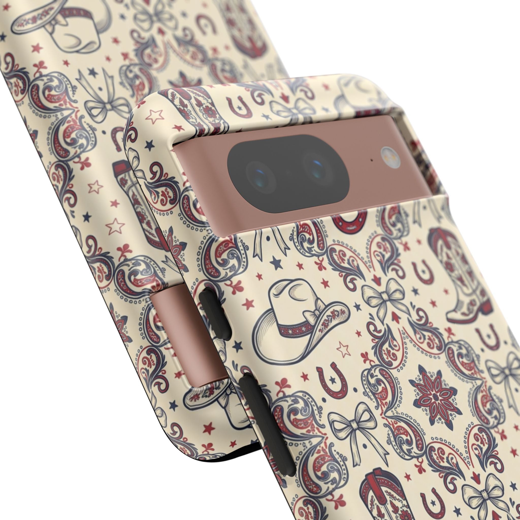 Americana Cowgirl Coquette Phone Case Printify