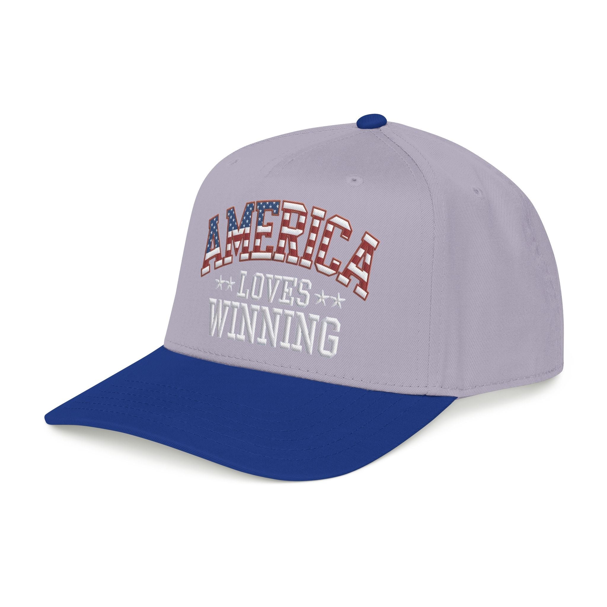 America Loves Winning Patriotic Hat – American Flag Cap