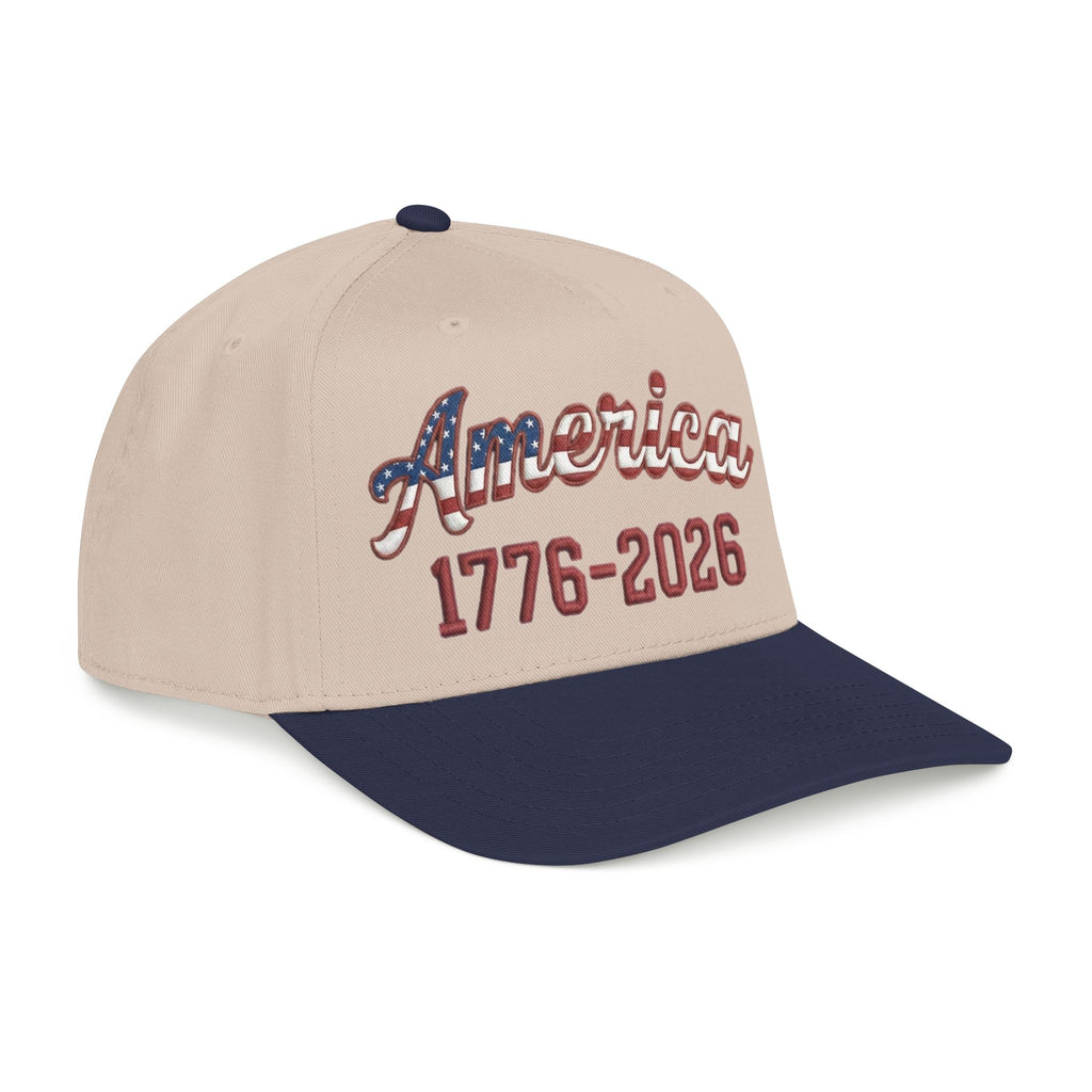 "America 1776–2026" Patriotic Baseball Cap – American Heritage Snapback Hat