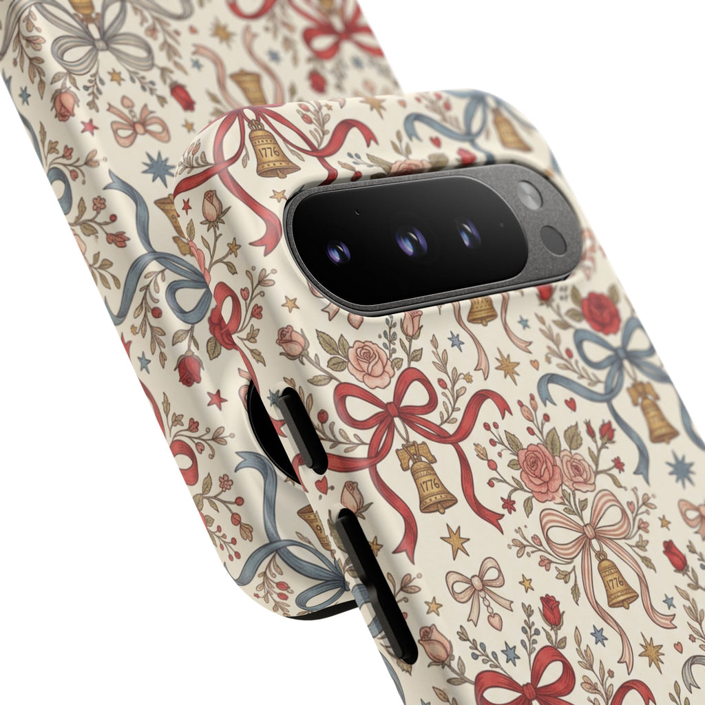 1776 Coquette Liberty Bells Phone Case Printify