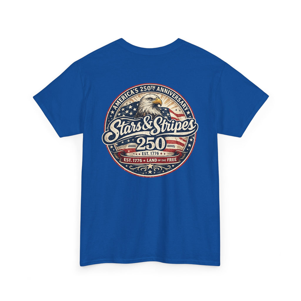 Stars & Stripes T-Shirt — American Flag Graphic Tee Printify