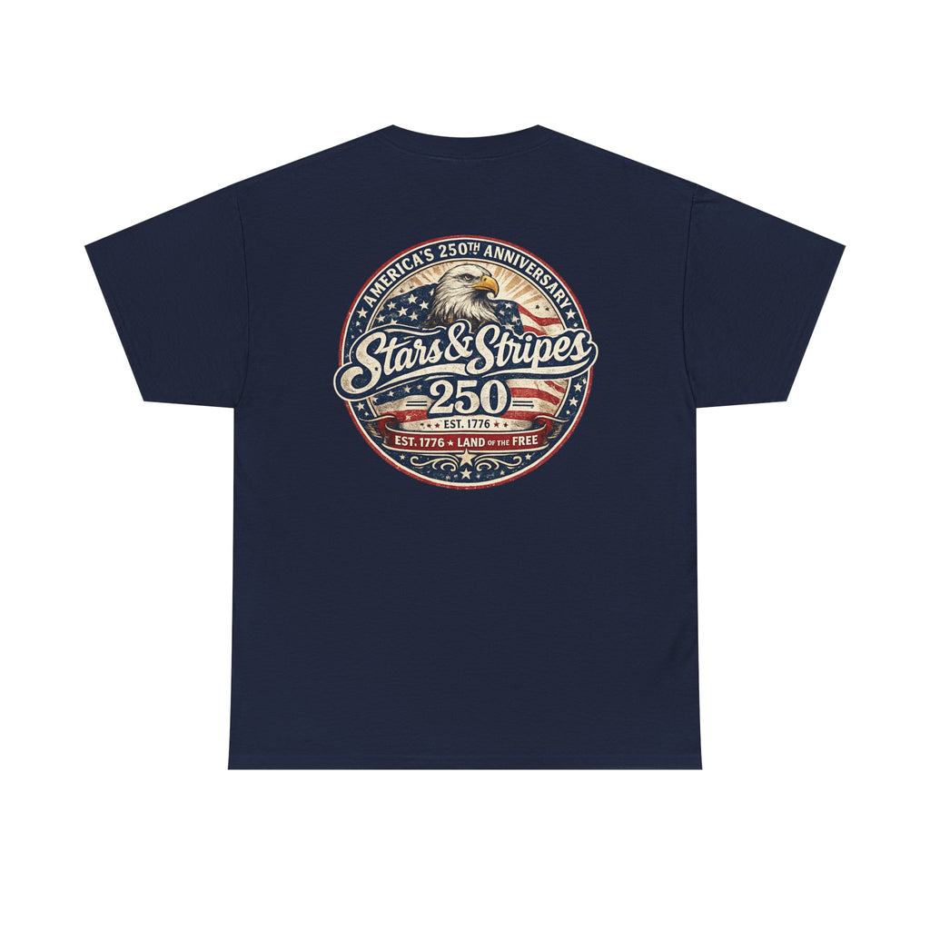 Stars & Stripes T-Shirt — American Flag Graphic Tee Printify