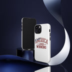 America Loves Winning Patriotic Phone Case – Tough Dual Layer iPhone & Samsung Galaxy S26 Case