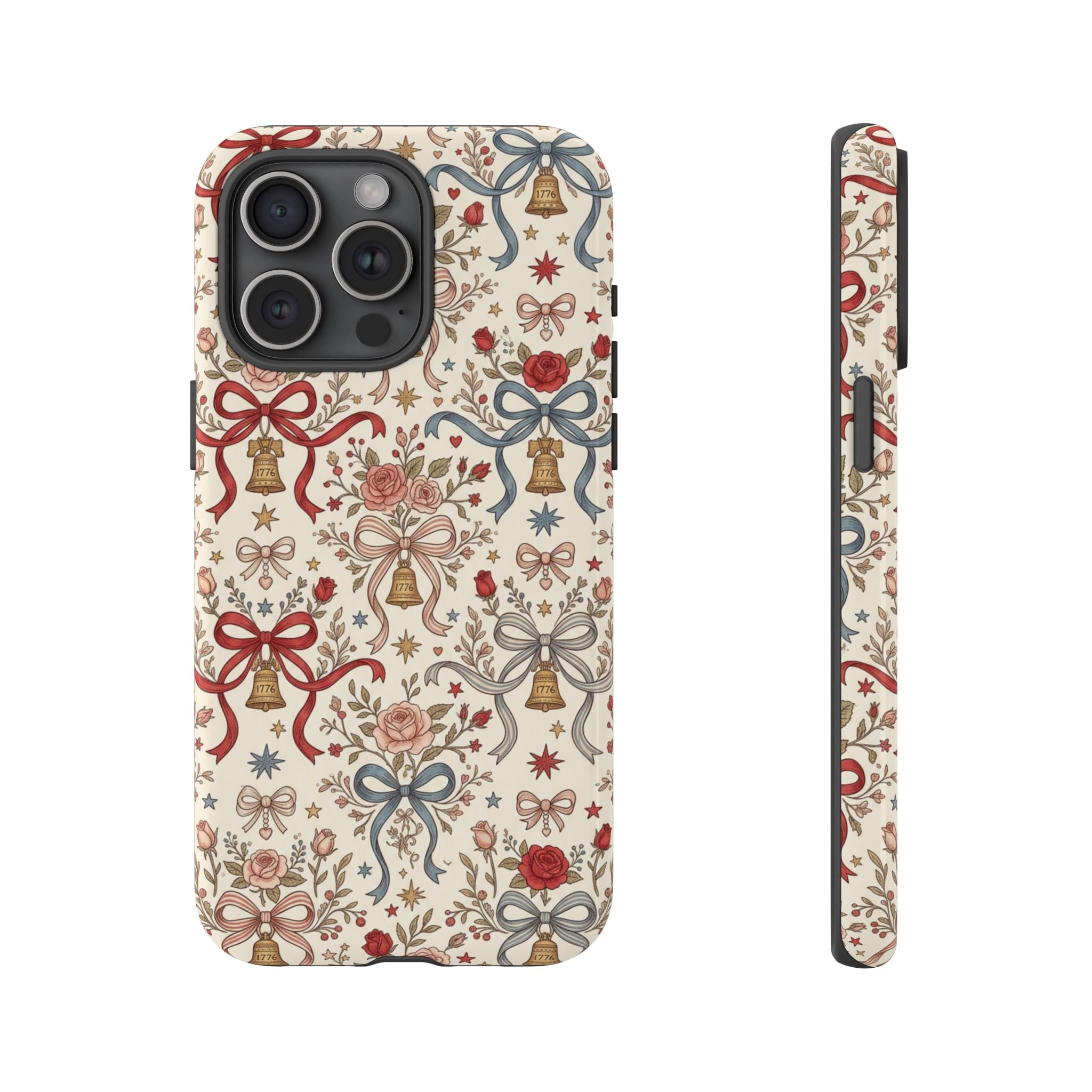1776 Coquette Liberty Bells Phone Case Printify