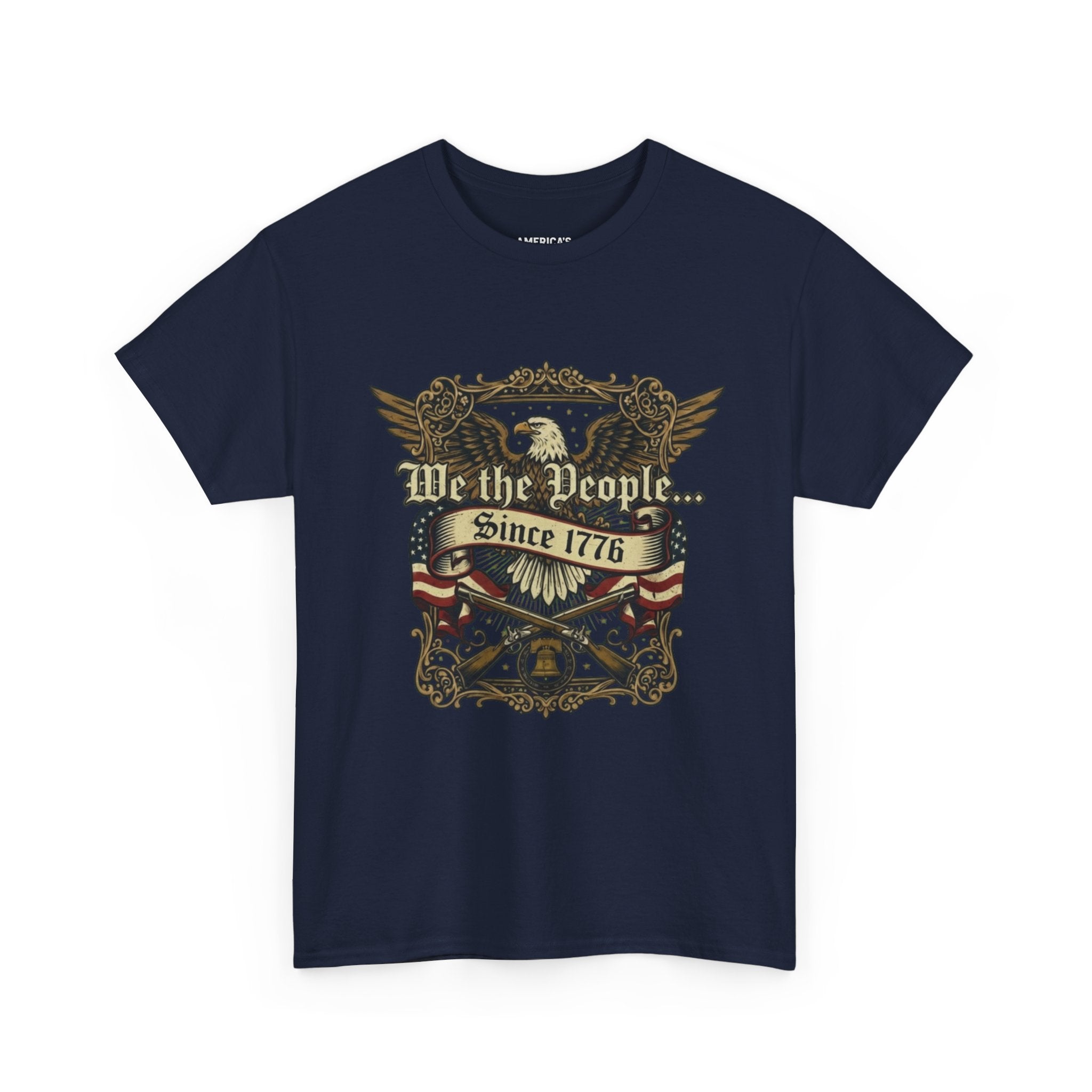 We The People Since 1776 Patriotic T-Shirt – American Freedom Rider Tee Printify