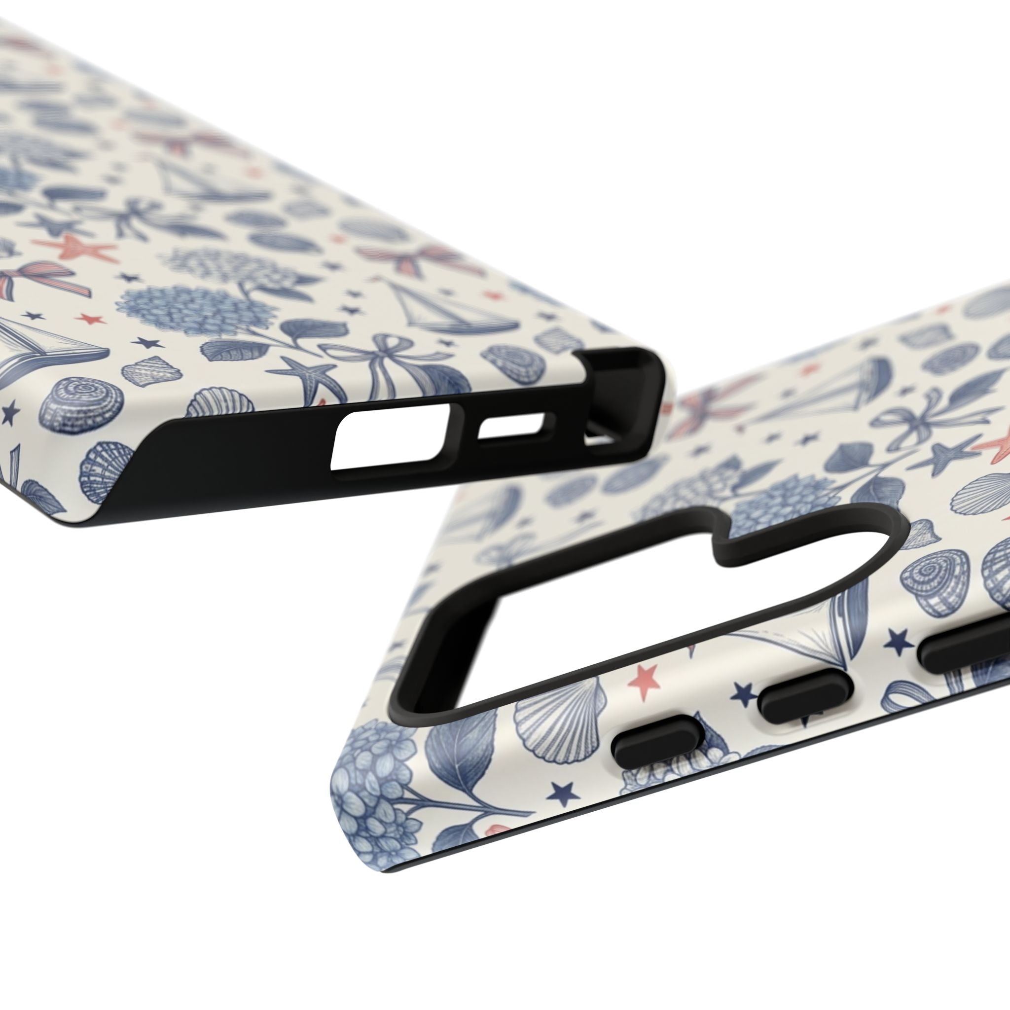 Coastal Americana Hydrangea Phone Case Printify