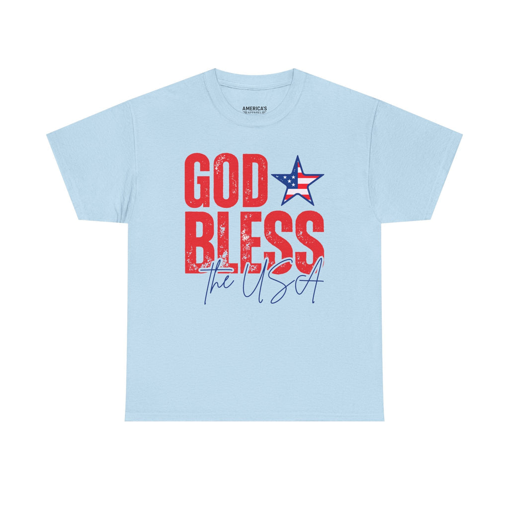 God Bless the USA Patriotic T-Shirt Printify