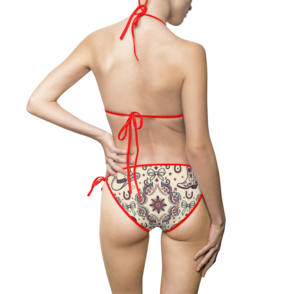 Cowgirl Americana Women's Bikini Swimsuit