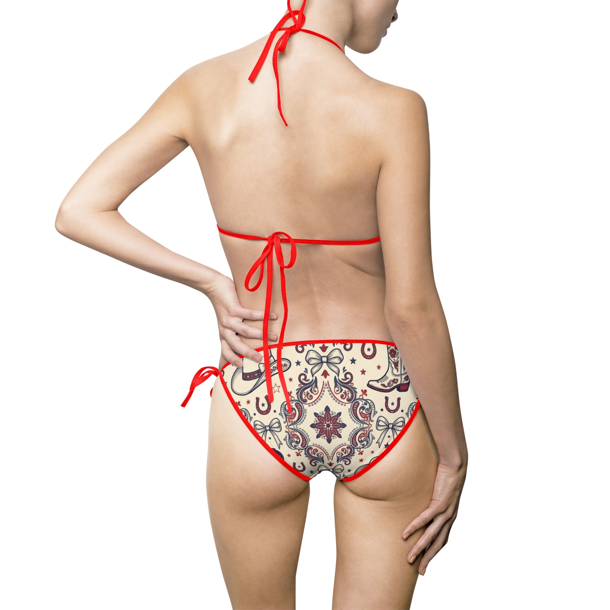Cowgirl Americana Women's Bikini Swimsuit