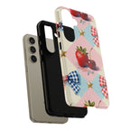 Americana Coquette Cherry Picnic Phone Case Printify