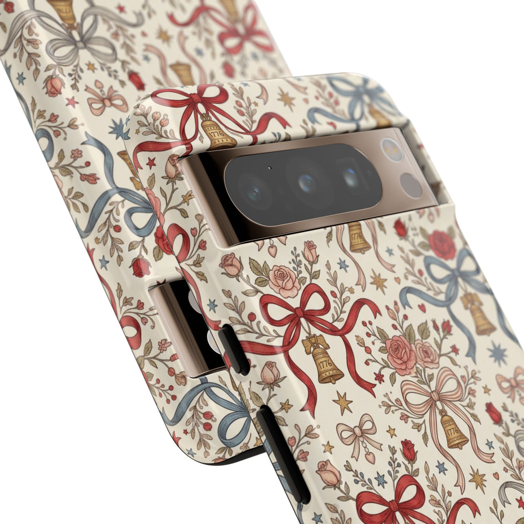 1776 Coquette Liberty Bells Phone Case Printify