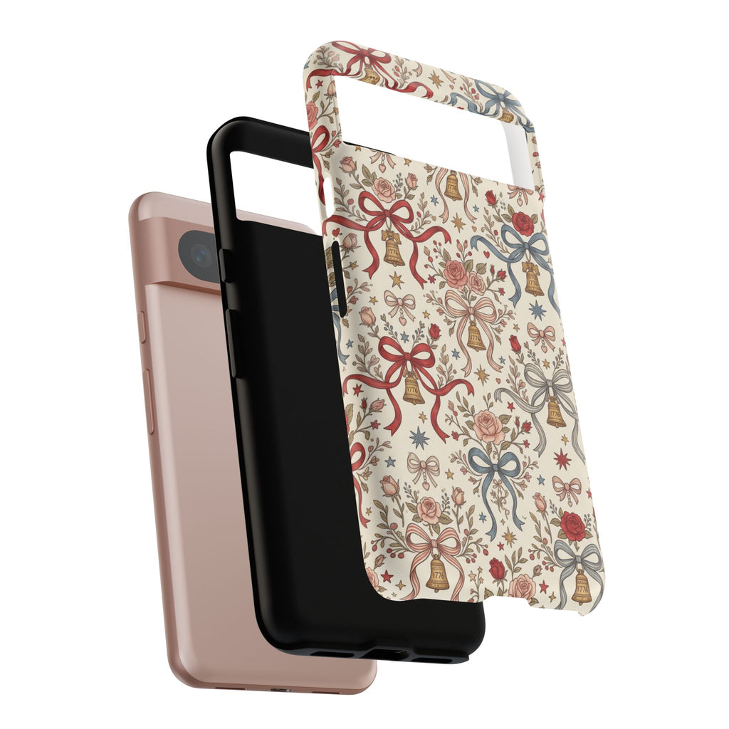 1776 Coquette Liberty Bells Phone Case Printify