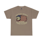 God Bless America Veterans Edition Patriotic T-Shirt – Vintage Eagle Flag Tee