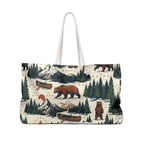 Mountain Wilderness Bear Weekender Tote Printify
