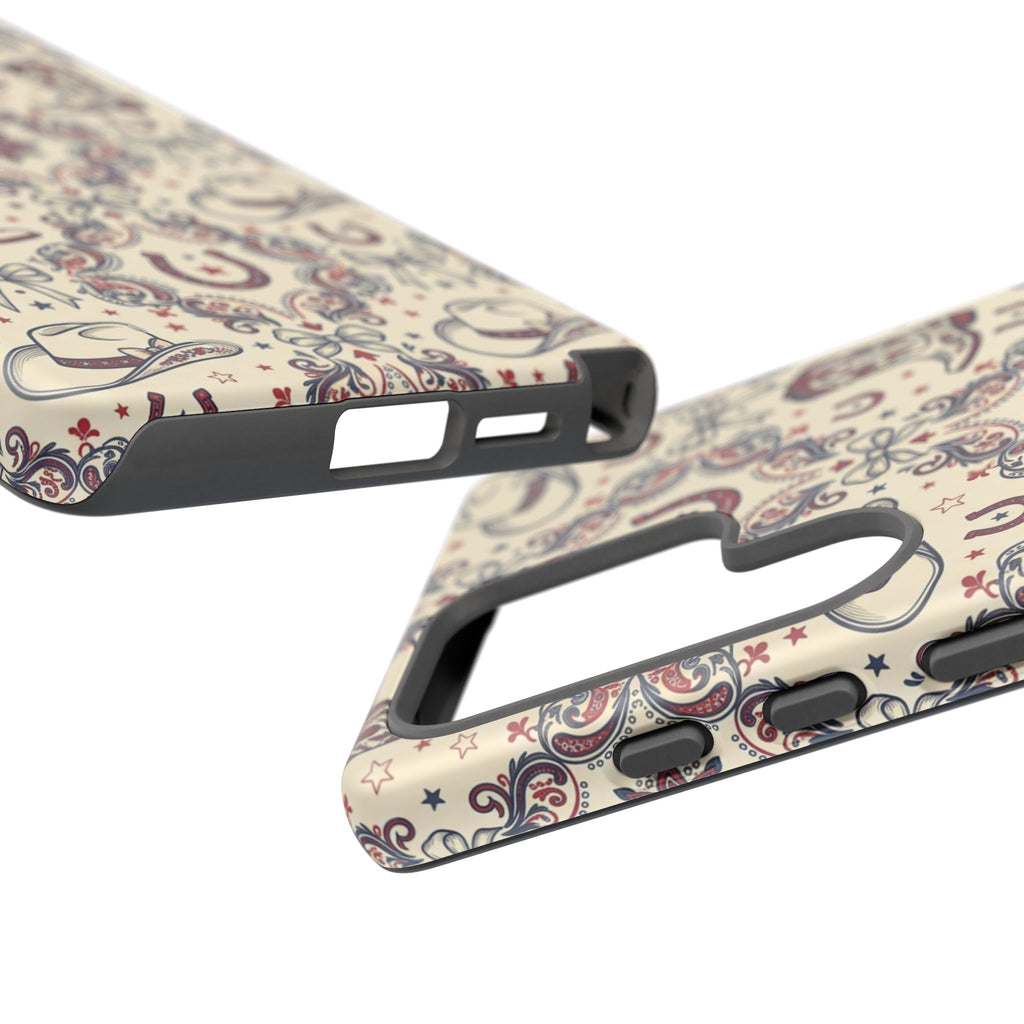 Americana Cowgirl Coquette Phone Case Printify