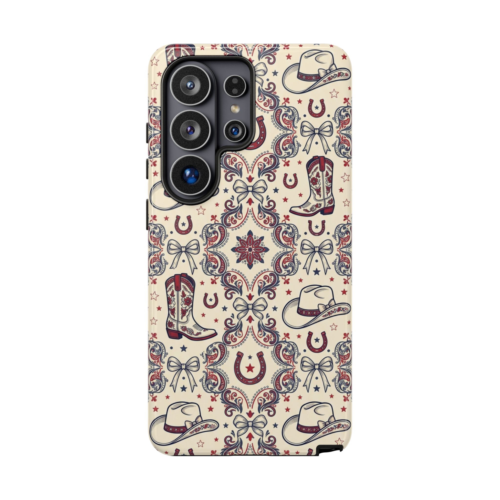 Americana Cowgirl Coquette Phone Case Printify