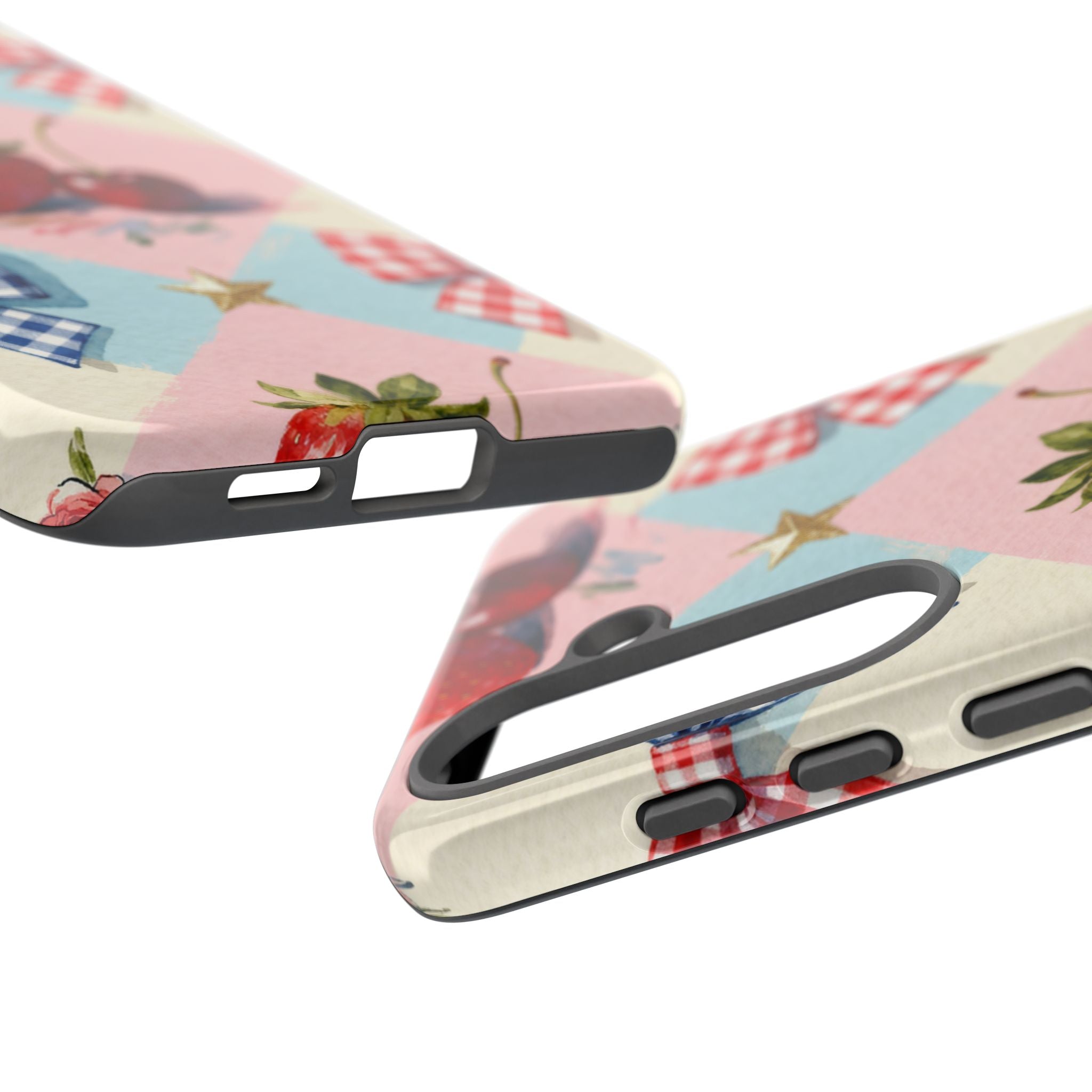 Americana Coquette Cherry Picnic Phone Case Printify