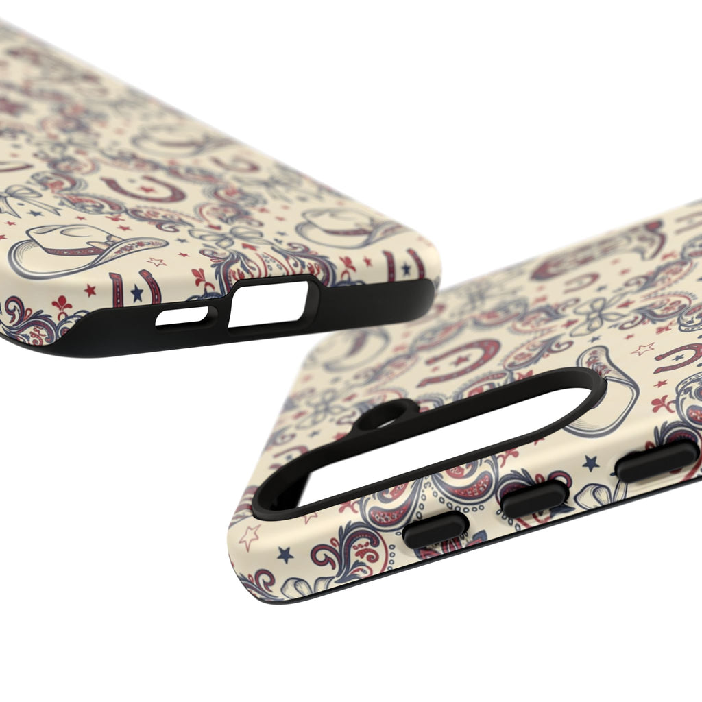 Americana Cowgirl Coquette Phone Case Printify