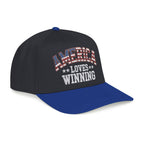 America Loves Winning Patriotic Hat – American Flag Cap