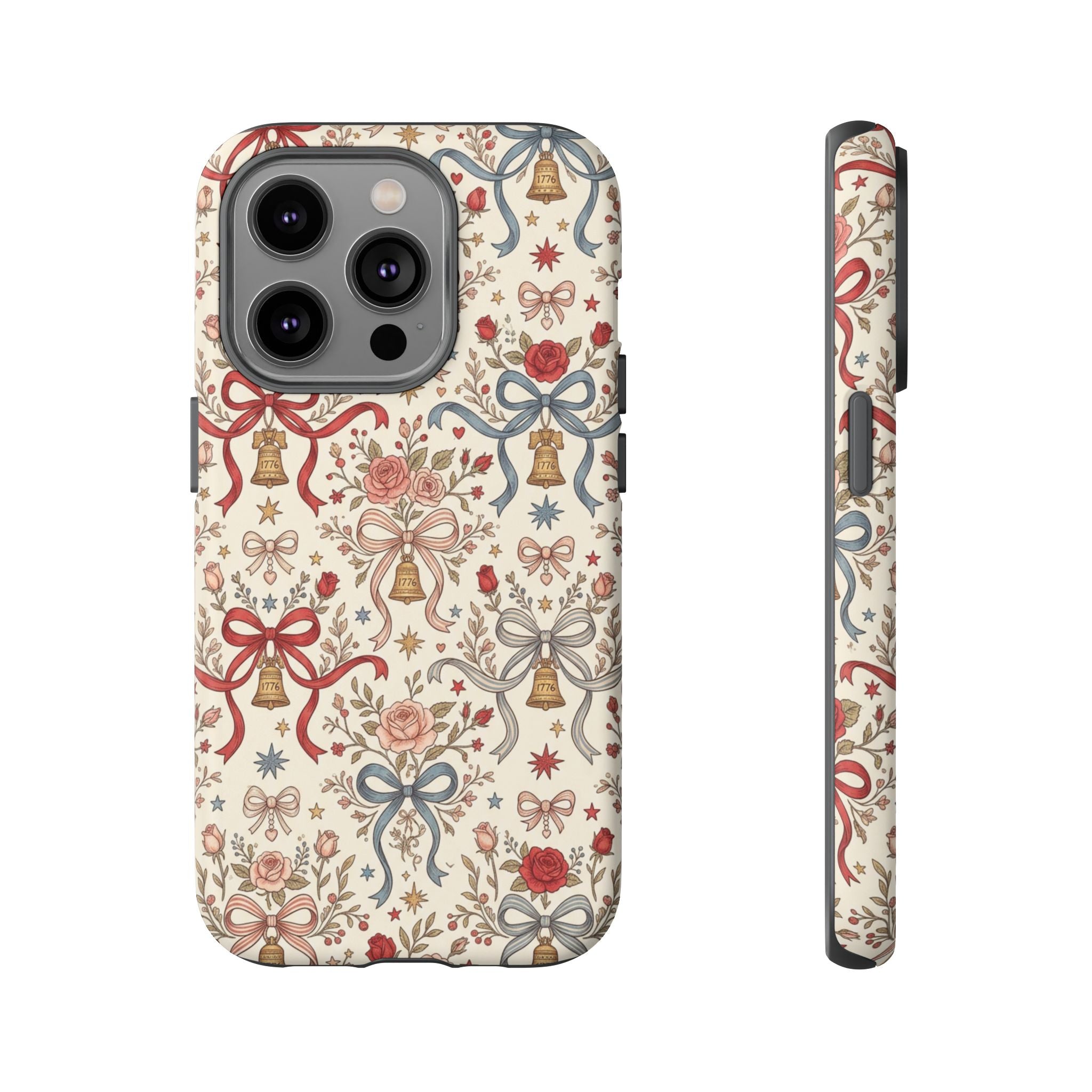 1776 Coquette Liberty Bells Phone Case Printify