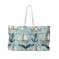 Americana Harbor Eagle Weekender Tote Printify