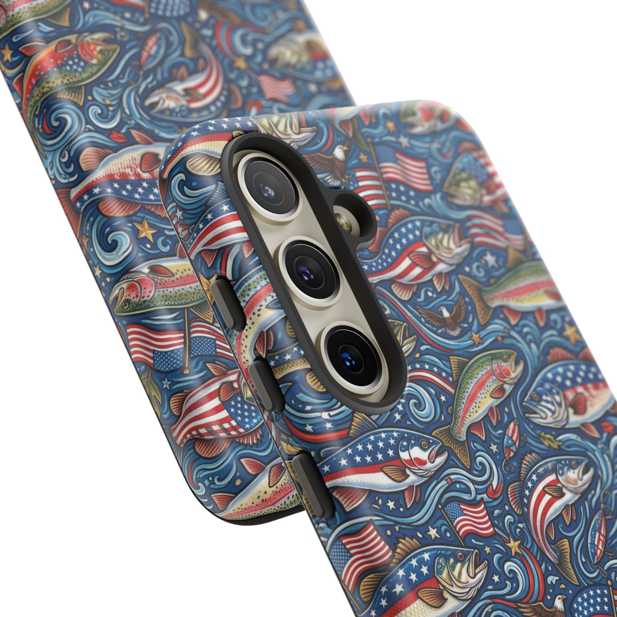 Patriotic Fishing Waters Phone Case Printify